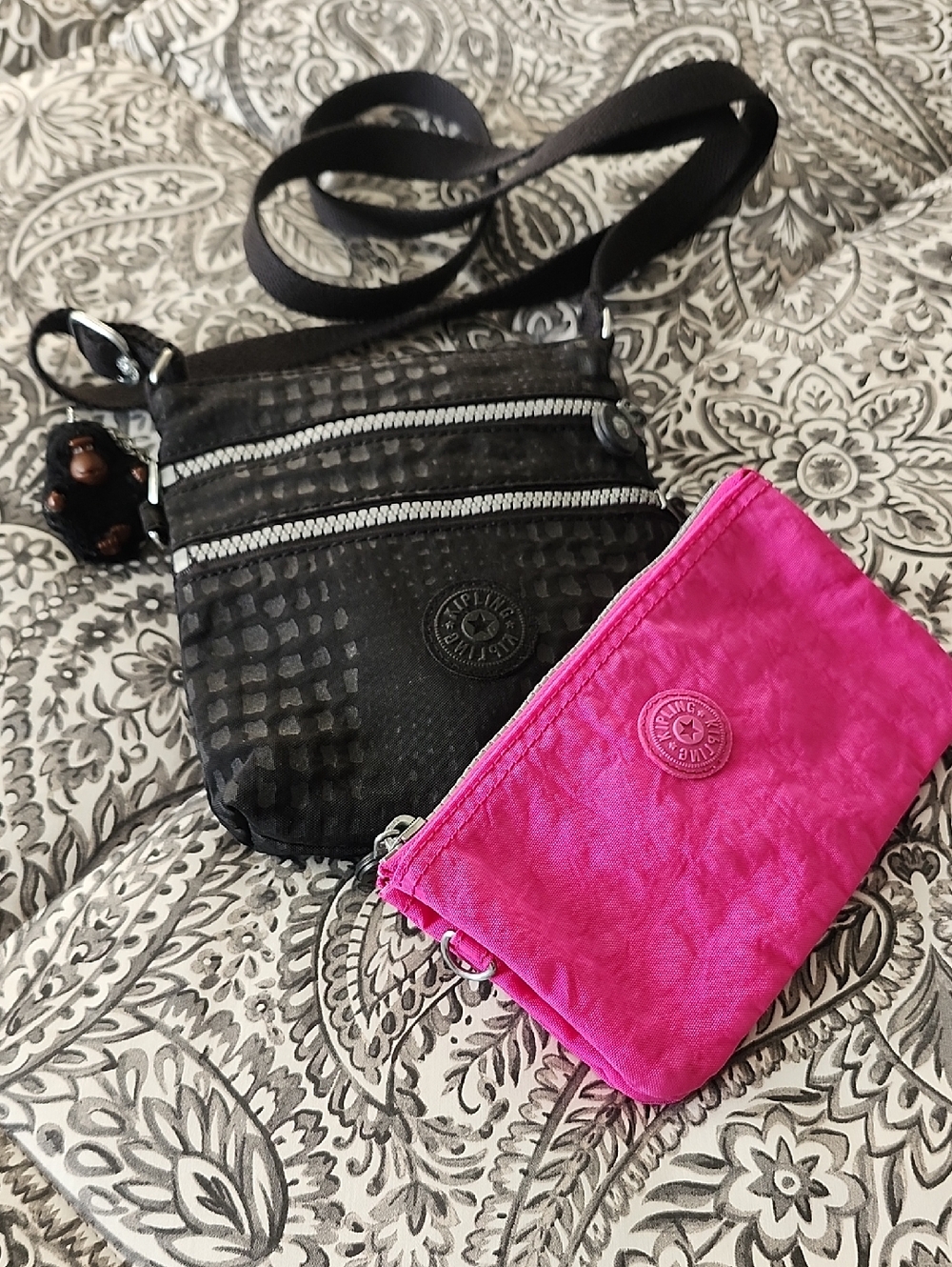 Kipling Nylon Crossbody w/Free Kipling Pouch